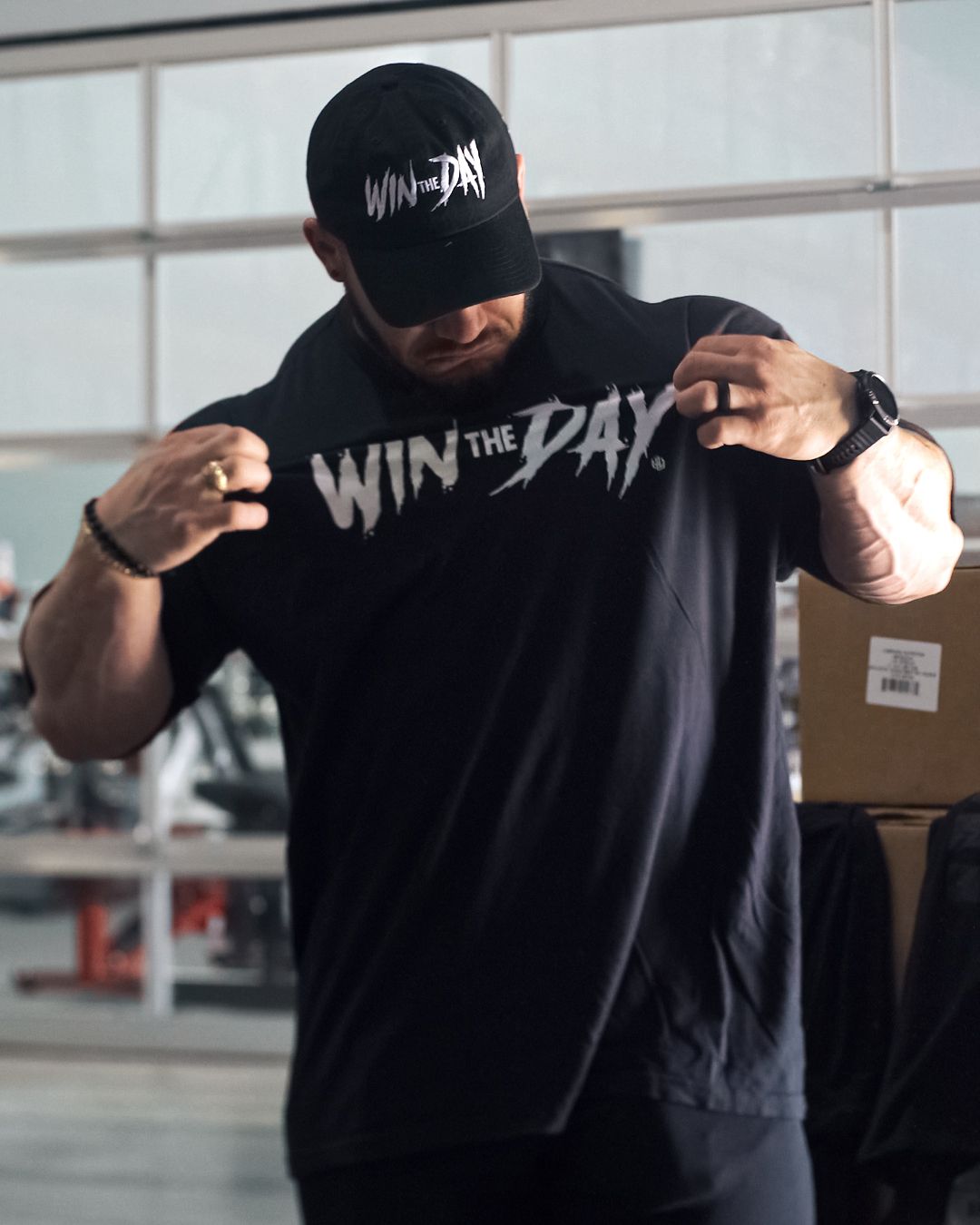 WTD Pull Day T-shirt Black/White – Hunter Labrada