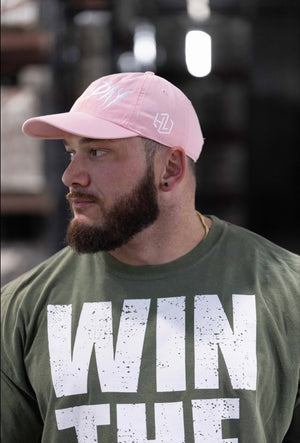 Pink WTD Hat with White Lettering